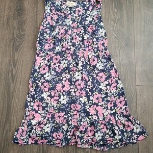 Floral Print Ruffle Dress